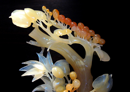 浙江龙游:黄龙玉石巧现花鸟鱼虫