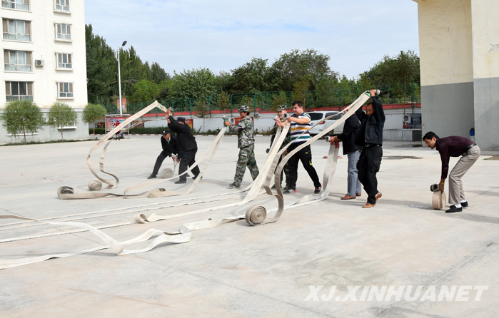 喀什市成立老城区专职消防队并开展集中训练