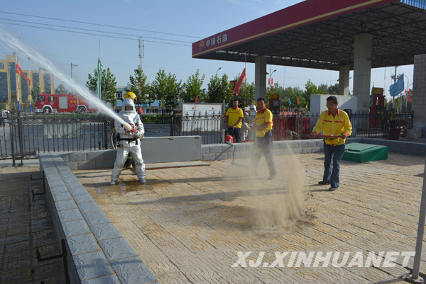喀什麦盖提消防开展易燃易爆场所演练新工作