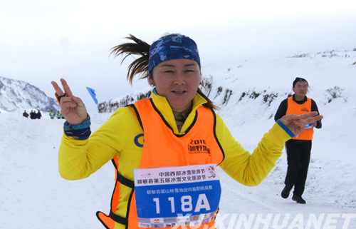 新疆首届山林雪地定向越野挑战赛助力十三冬