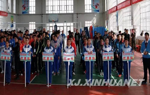 2016年新疆自治区中学生排球比赛在奎屯市八