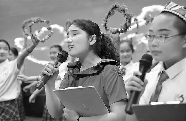 国粹芬芳满校园-乌鲁木齐市开展中华优秀传统