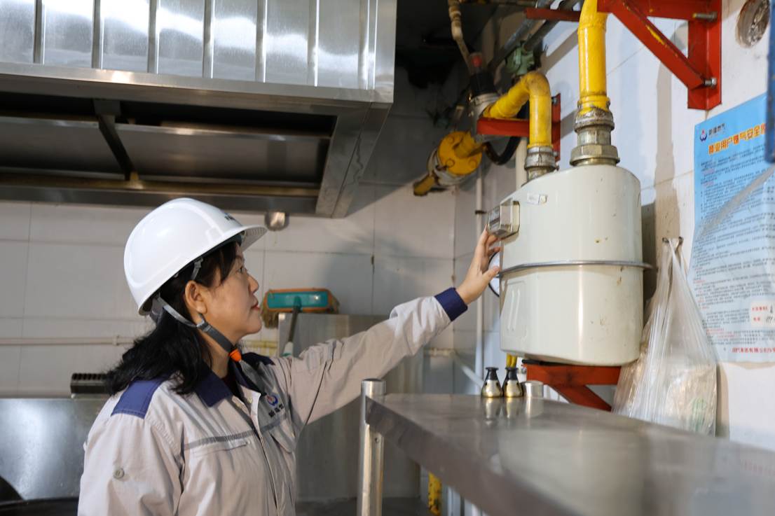 商业用户燃气工程勘探现场照片