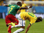 内马尔梅开二度巴西大胜晋级淘汰赛
