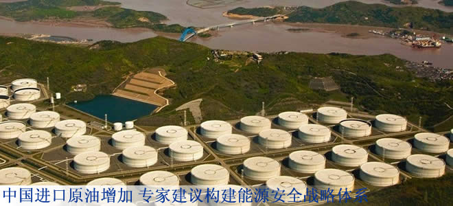 中国进口原油增加 专家建议构建能源安全战略体系