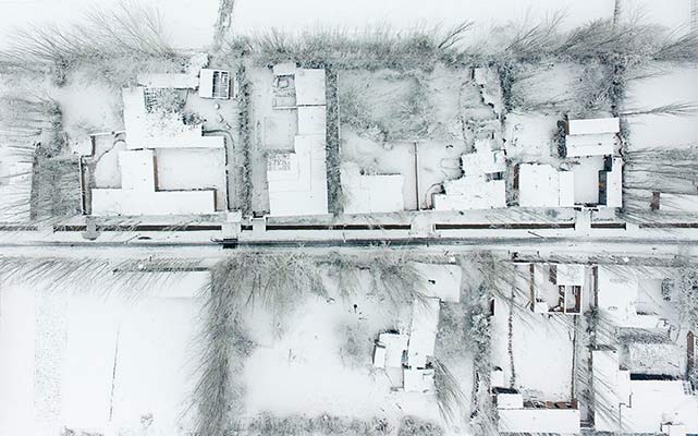 新疆南疆降下入冬第一场雪