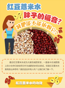 红豆薏米水胖子的福音？减肥能不能依赖它？
