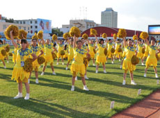 新疆维吾尔自治区第十三届运动会开幕式开场集体舞表演