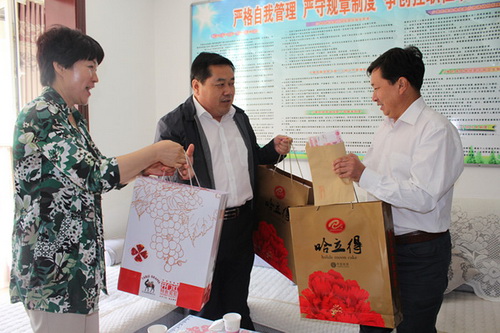 兵团党委组织部领导看望慰问基层挂职干部