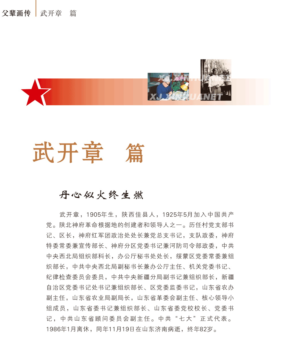 武开章
